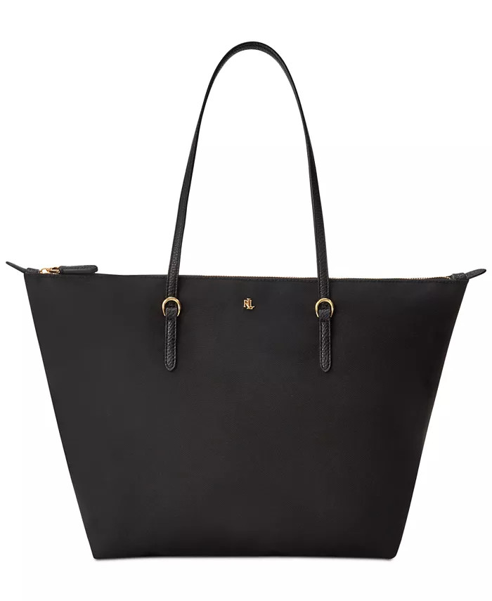 Lauren Ralph Lauren Keaton Extra Large Nylon Tote & Reviews - Handbags & Accessories - Macy's | Macys (US)