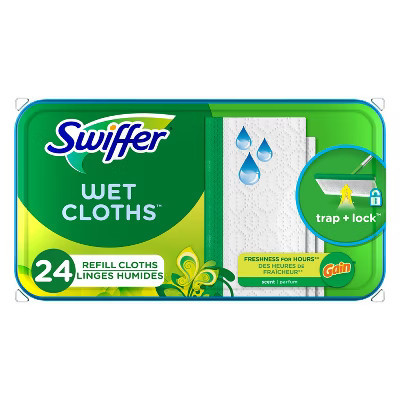 Swiffer Sweeper Wet Mopping Cloths - Gain Scent - 24ct | Target