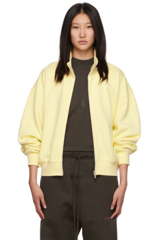 Essentials - Yellow Full Zip Jacket | SSENSE