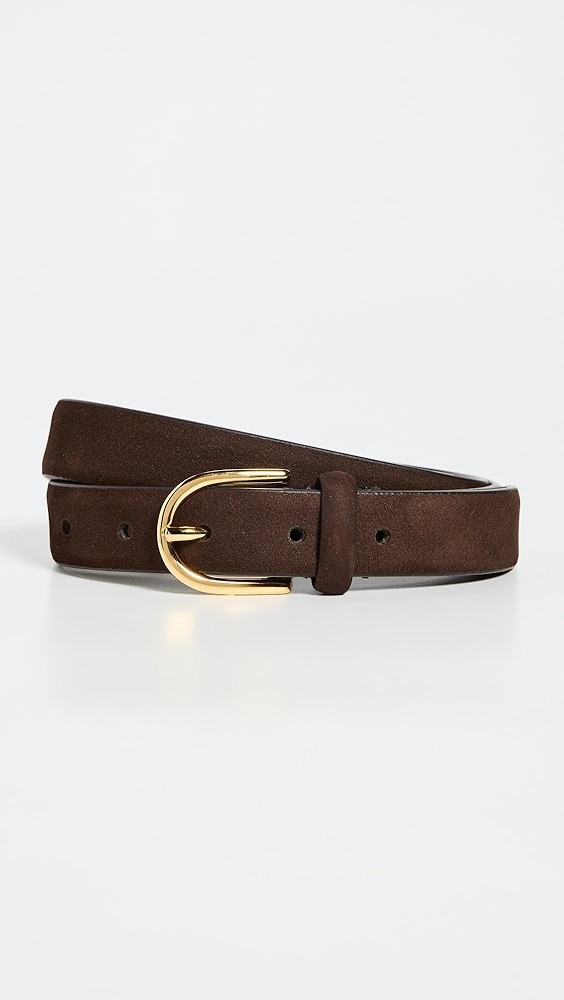 Narrow Nubuck Semi-Formal Belt | Shopbop