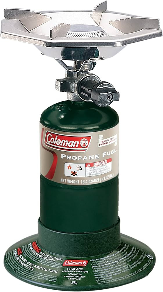 Coleman Bottletop Propane Camping Stove, Portable 1-Burner Adjustable Stove with Wind Baffles, Pr... | Amazon (US)