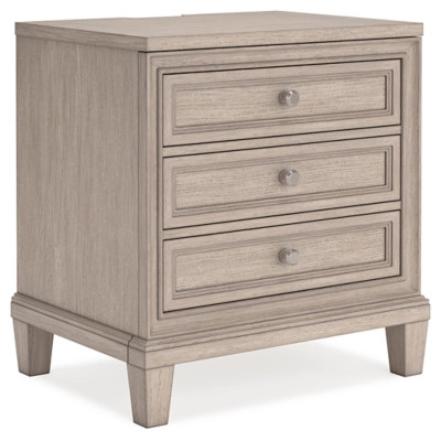 Jorlaina 29" 3 Drawer Charging Nightstand | Ashley Homestore