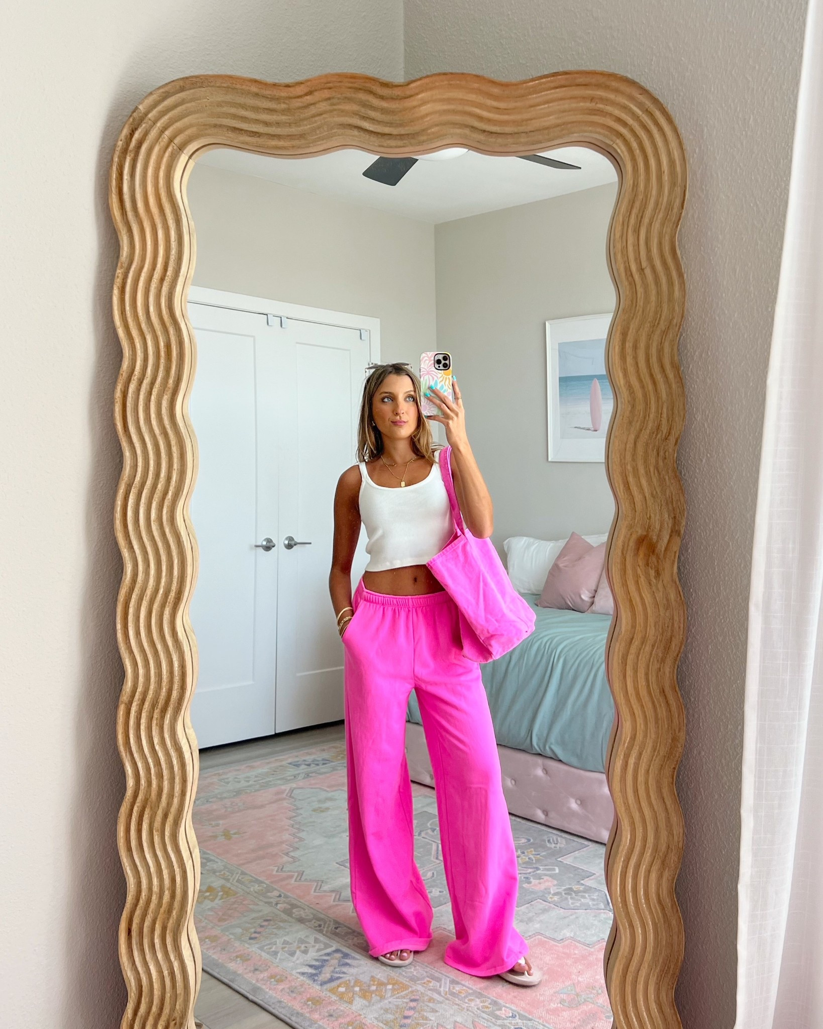 new spring outfits from gap! shop their 50% off sale 💗💐 wearing an XS in these sweats 