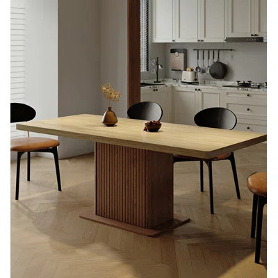 Rectangular Dining Table with Travertine Sintered Stone in French and Ancient Chinese Style | Wayfair North America