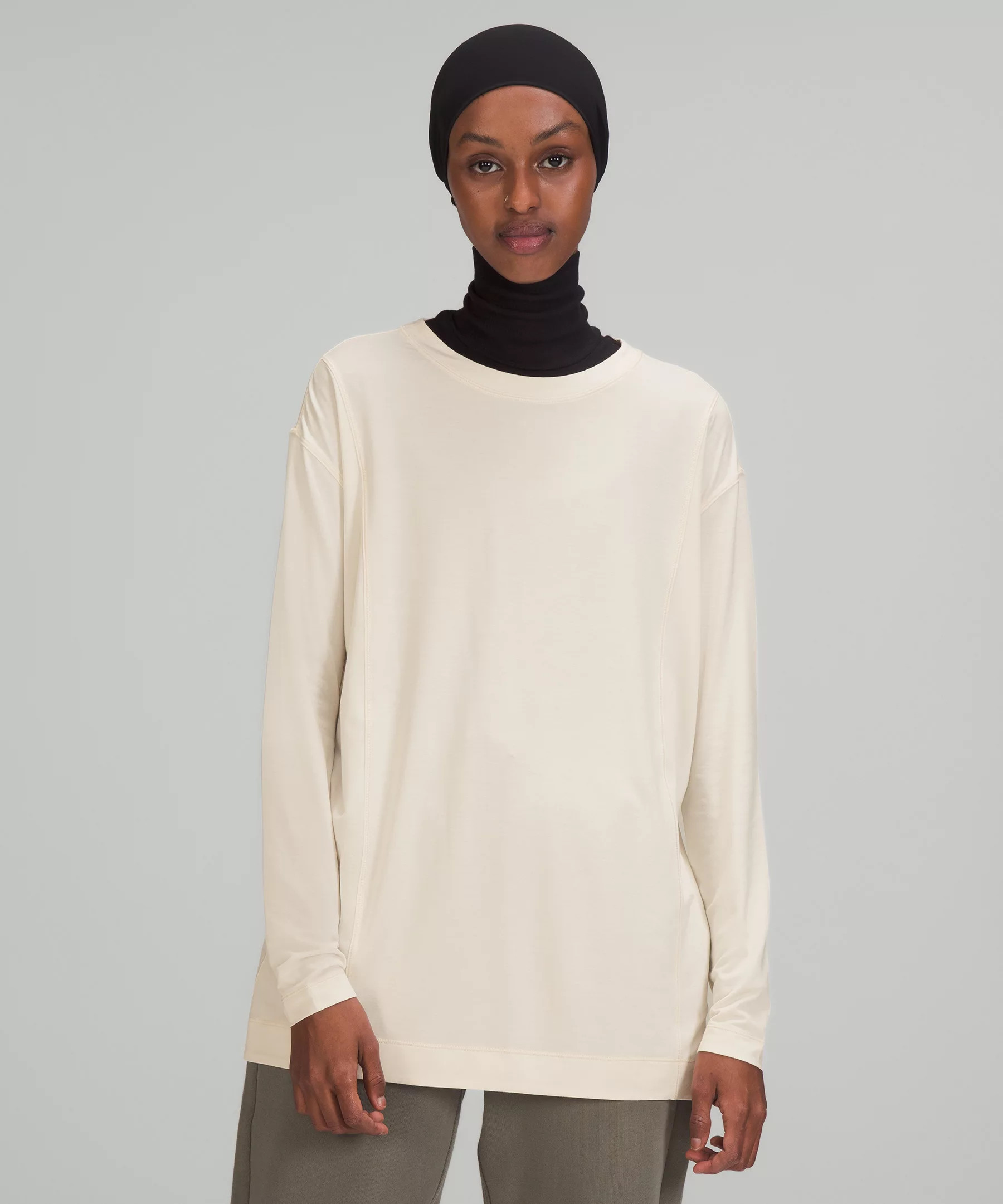 Modal Pleated Back Long Sleeve Shirt | Lululemon (US)
