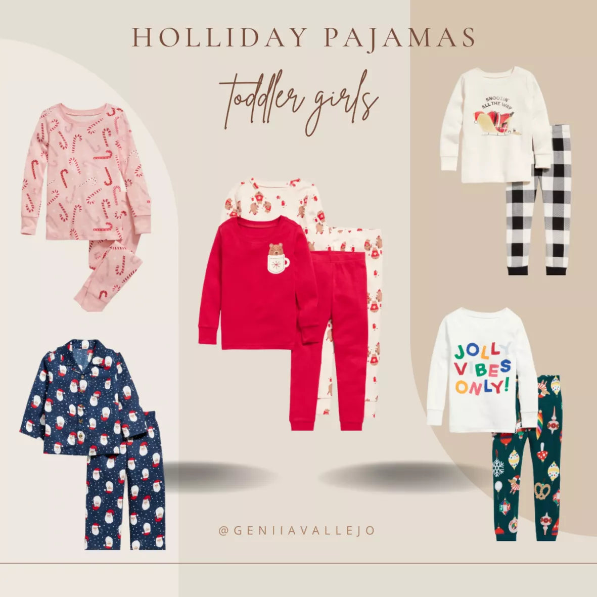 It's All About Christmas Holiday PJ Set - Red/combo
