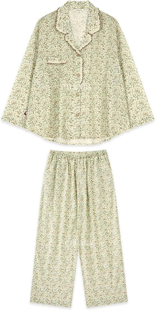 ULLALA Pajamas for Women, vintage sensibility pair pajama set sleep wear | Amazon (US)