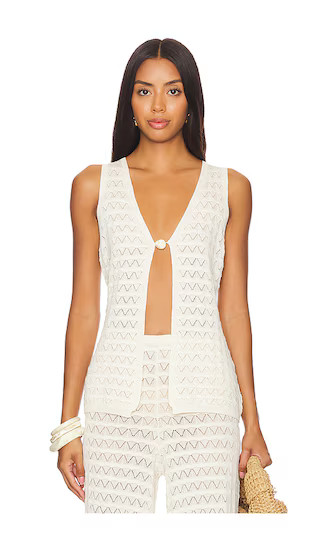 Loui Top in Ivory | Revolve Clothing (Global)