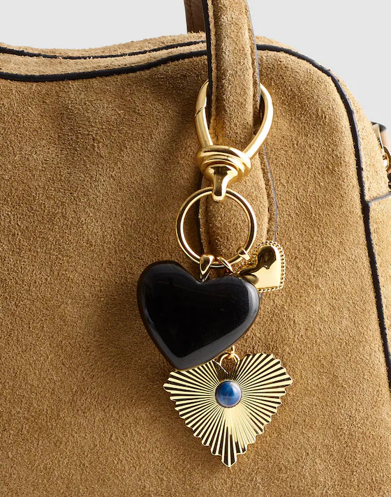 Cluster Heart Bag Charm | Madewell | Madewell