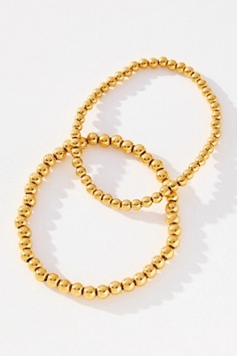 Water-Resistant Beaded Stretch Bracelet | Anthropologie (US)