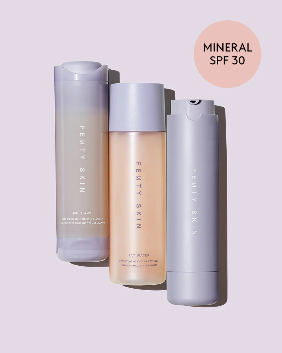 Fenty Skin Start’rs Full-Size Bundle with Mineral SPF: Dry Skin Edition | Fenty Beauty UK