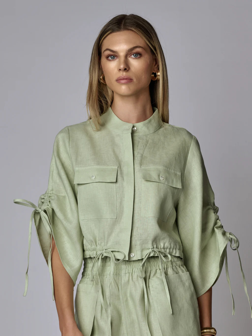 EVA TOP IN LINEN | Hevron