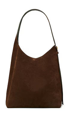 Tory Burch Romy Hobo Bag in Dark Cocoa from Revolve.com | Revolve Clothing (Global)