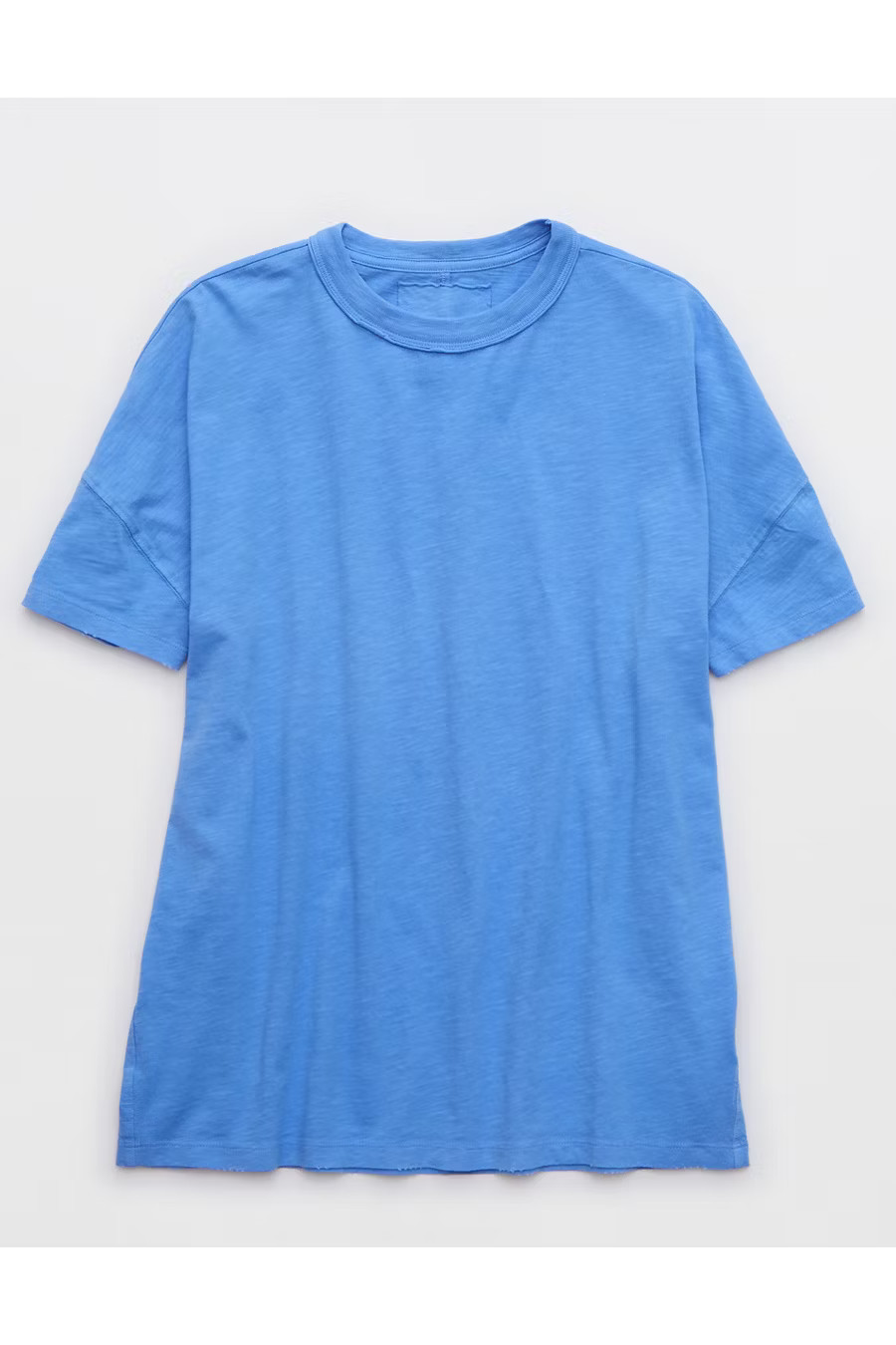 Aerie Oversized Crew Boyfriend T-Shirt Women's Laundry Blue XXL | American Eagle Outfitters (US & CA)