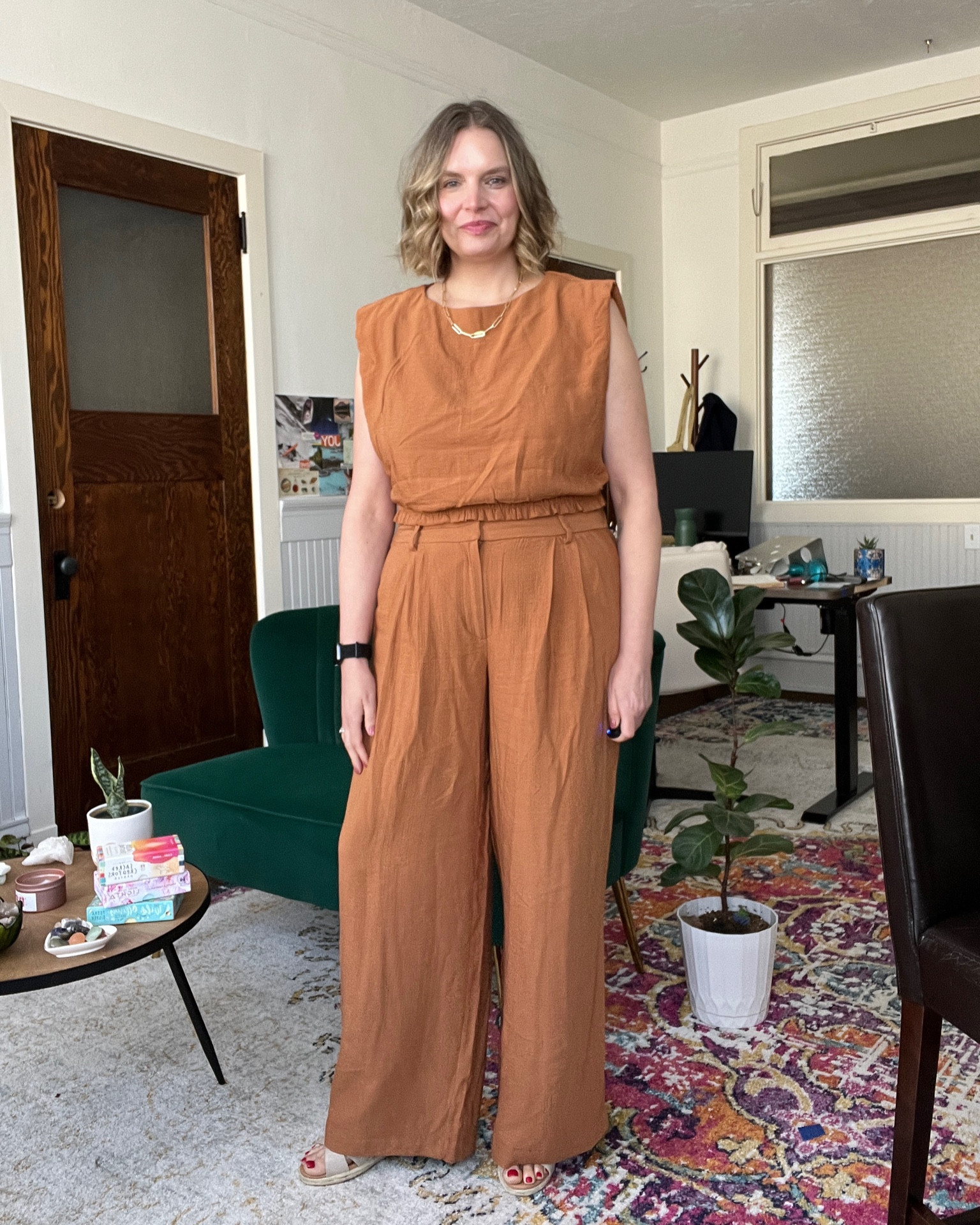 2 piece gauze pants and tank top from Target 

#LTKSeasonal #LTKcurves #LTKworkwear