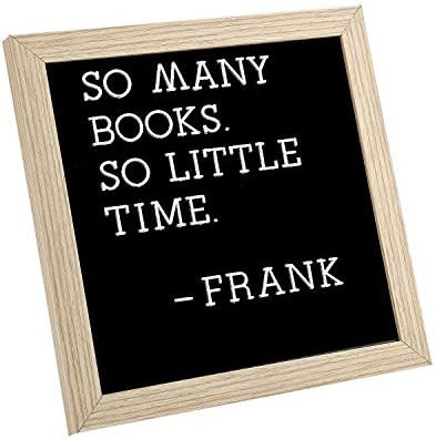Letter Board by Crystal Lemon, Felt Letter Board, 10x10 inches, Changeable Wooden Message Board Sign | Amazon (US)