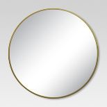 Round Decorative Wall Mirror Brass - Project 62™ | Target