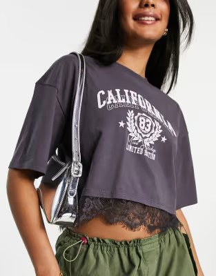 My Accessories liquid patent shoulder bag in silver | ASOS (Global)