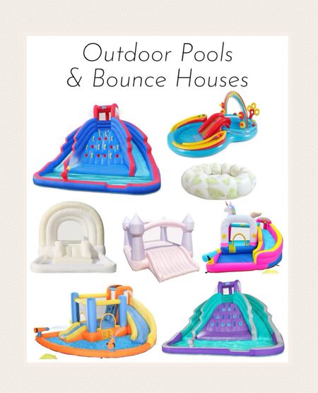 Outdoor pools and bounce houses 

#amazon #kidtoys #pools

#LTKhome #LTKfamily #LTKSeasonal