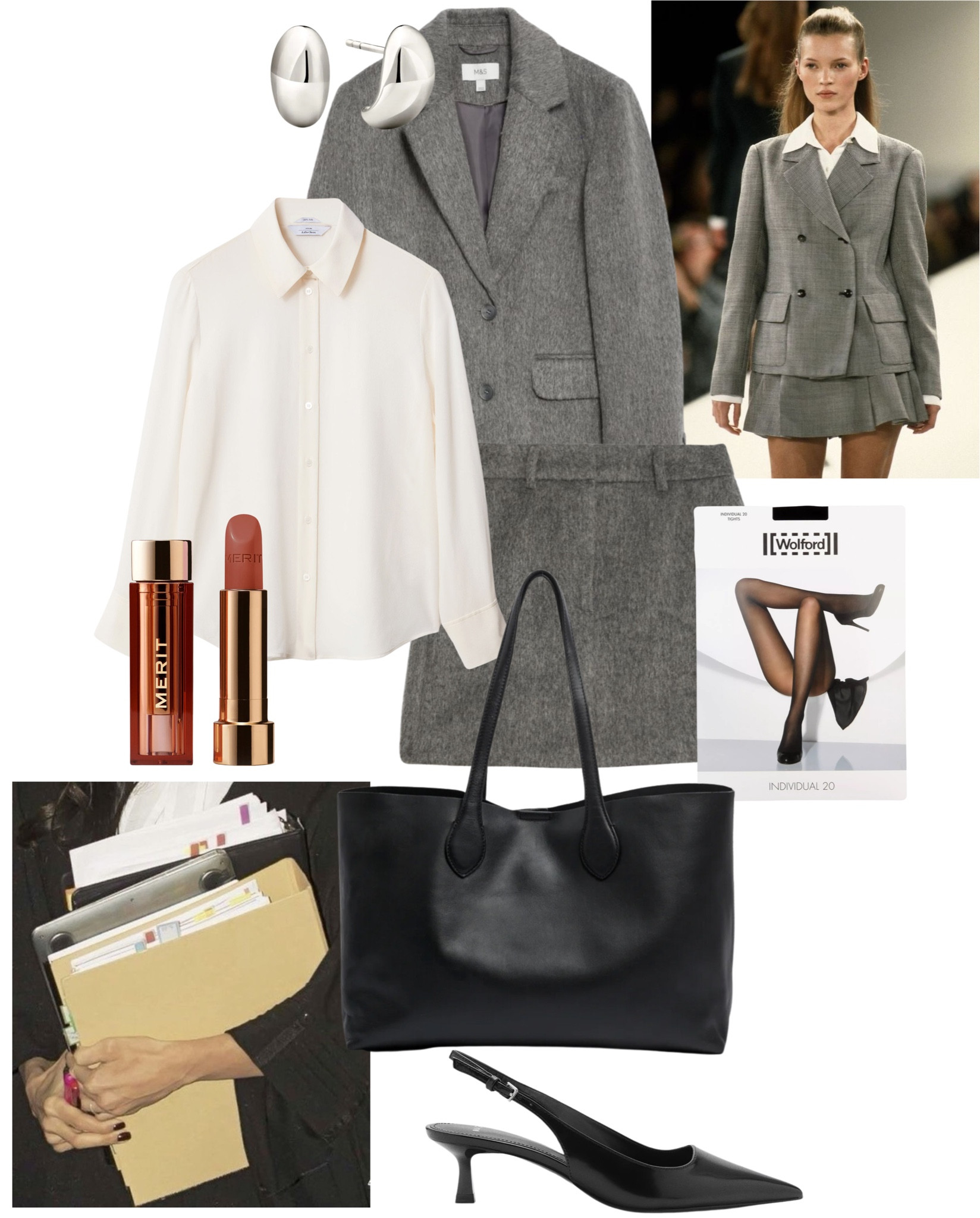 Outfit Ideas for… The Office 

Workwear | Office Outfits | Style Ideas | Capsule Wardrobe | Office Essentias | Grey Suit | Red Jumper | Leather Skirt 

#LTKuk #LTKstyletip #LTKworkwear