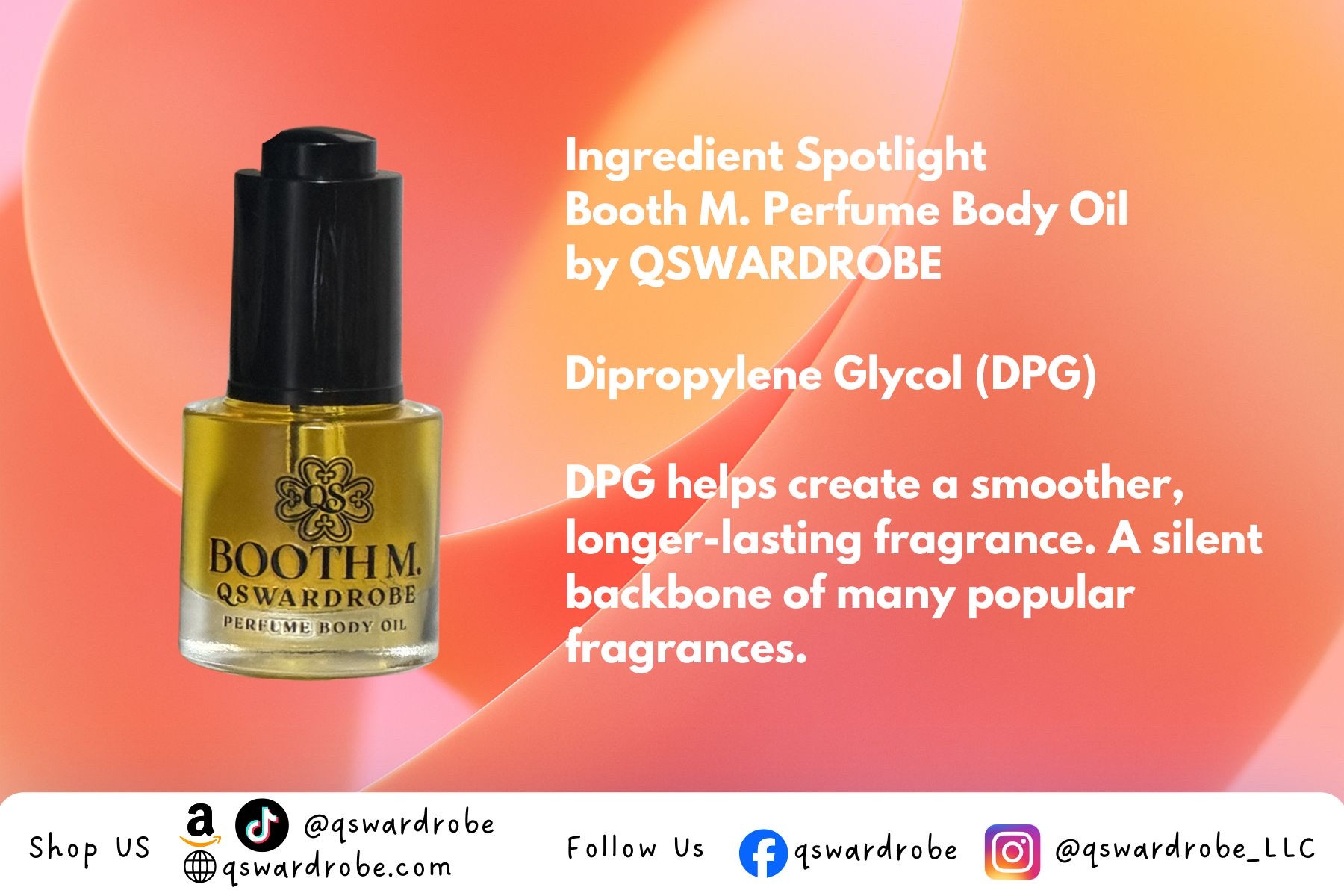[ad] DPG is another one of those things you may not recognize on your ingredient list but it’s silently there. We have transparent ingredients list and happy to educate customers to know what’s going on your skin. 

Our oils are scent-driven which means they should be layered. These are meant to be applied to clean and hydrated skin. It’s meant to be apart of your layering routine. Apply with unscented or scented lotion. Applied to pulse points for best scent bubble. 
.
.

#perfumeoil #gourmand #bodycareroutine #fragrancecommunity #qswardrobe