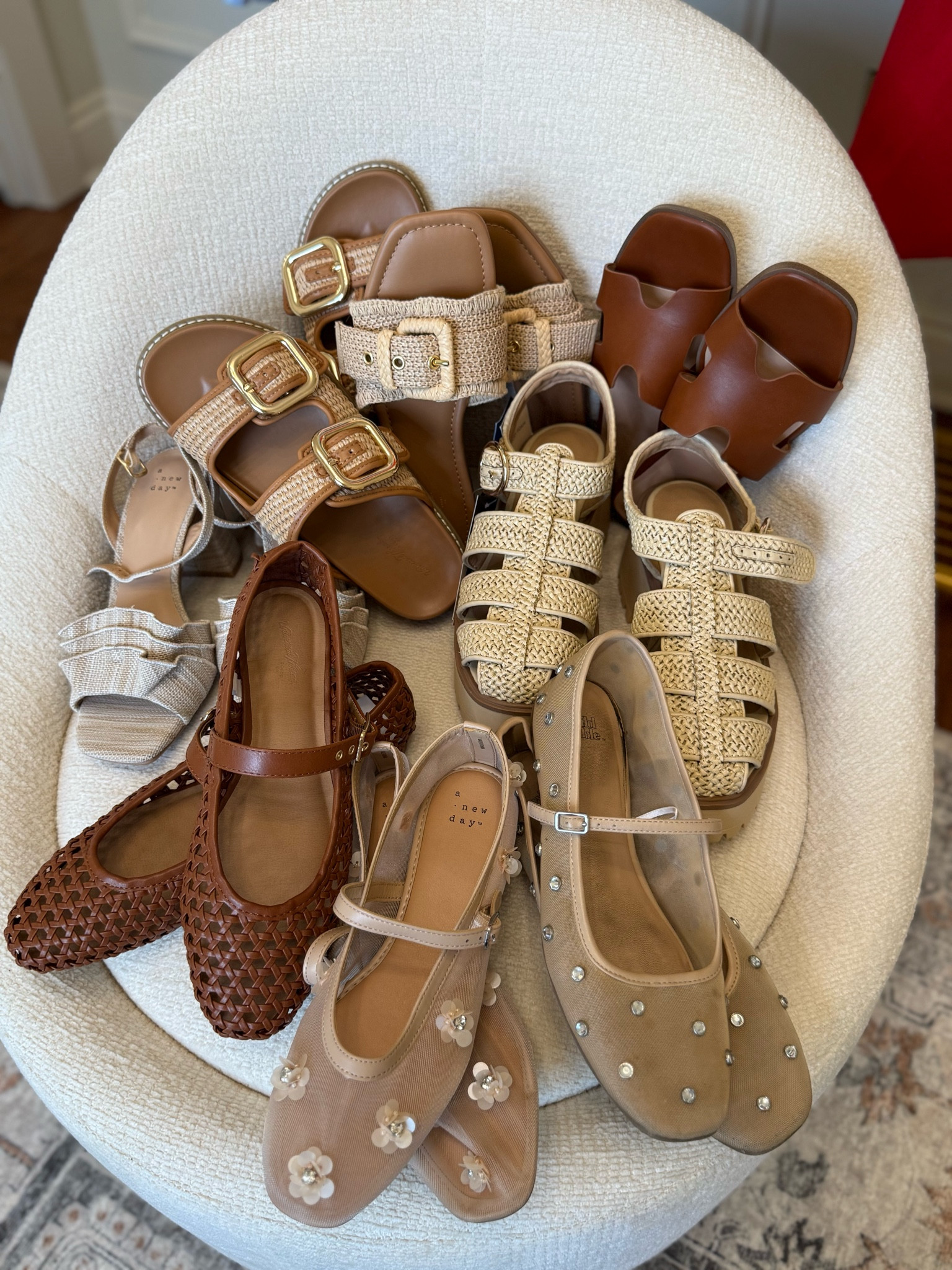 Just filmed a little target spring shoe haul! Wearing my true size in all! Size 7

#LTKMostLoved #LTKShoeCrush #LTKFindsUnder50