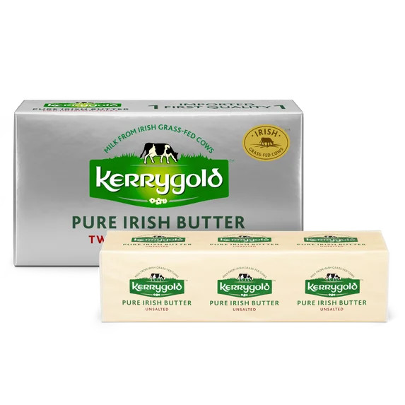 Kerrygold Grass-Fed Pure Irish Unsalted Butter, 8 Oz, 2 Sticks | Walmart (US)