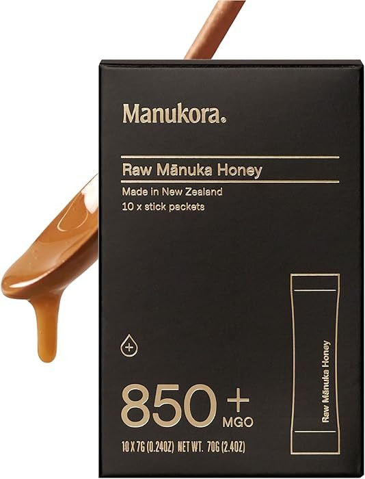Manukora UMF 20+/MGO 850+ Raw Manuka Honey - Authentic Non-GMO New Zealand Honey, UMF & MGO Certi... | Amazon (US)