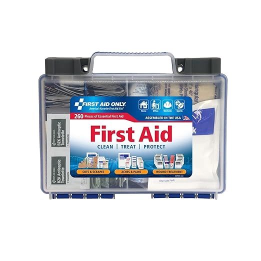 First Aid Only 91248 OSHA-Compliant All-Purpose 50-Person Emergency First Aid Kit for Home, Work,... | Amazon (US)