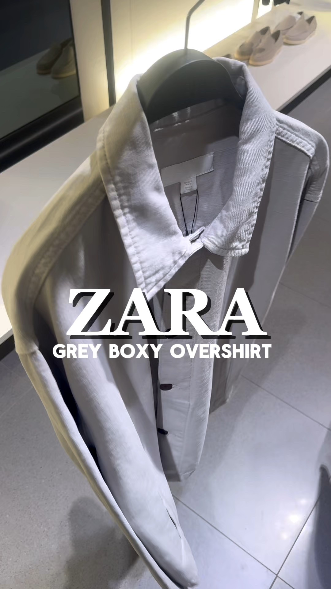 Zara gray boxy fit over shirt. Perfect for when the weather cools off

#LTKStyleTip #LTKSeasonal #LTKMens
