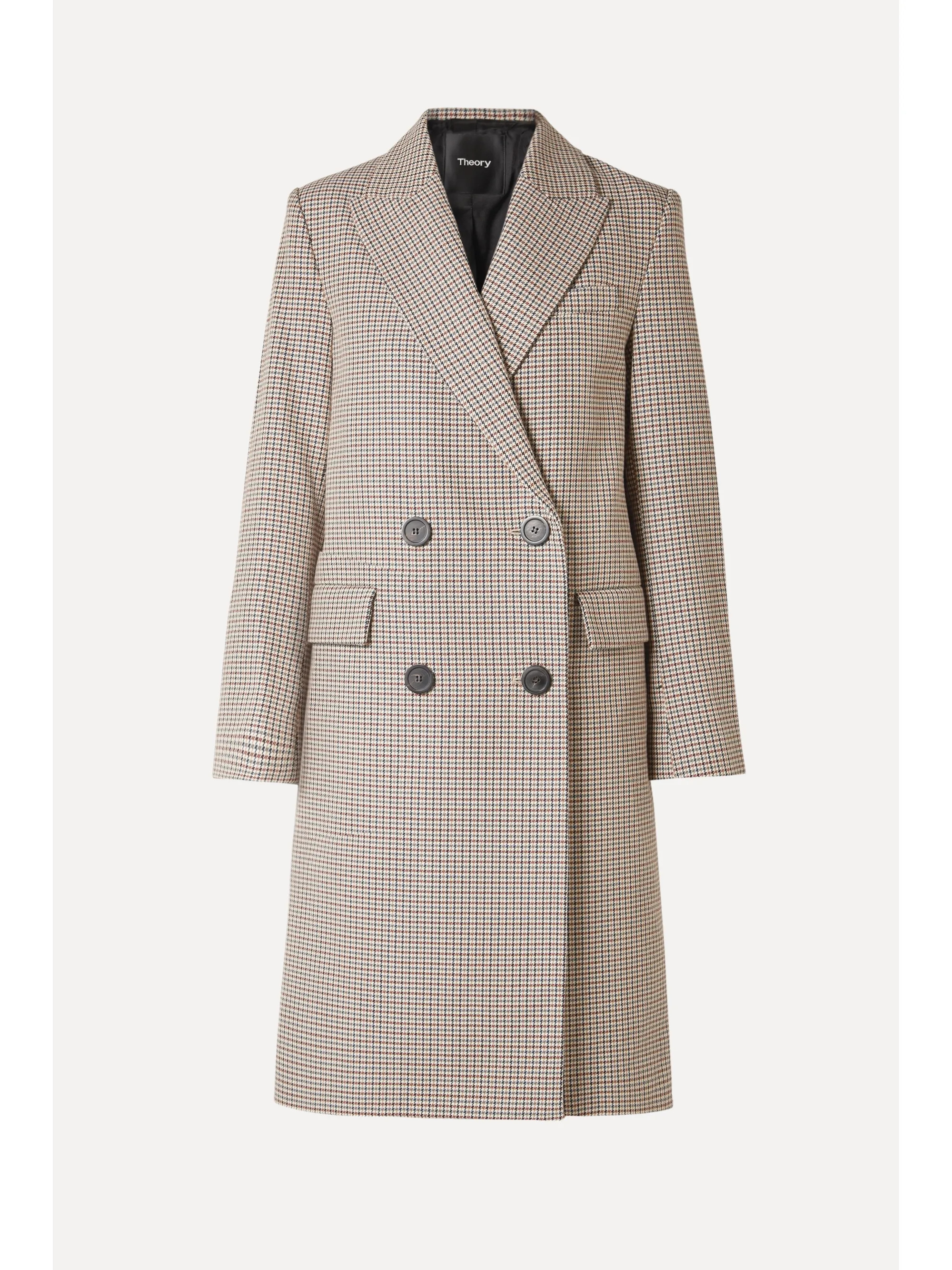 Genesis double-breasted houndstooth cotton and wool-blend coat | NET-A-PORTER (UK & EU)