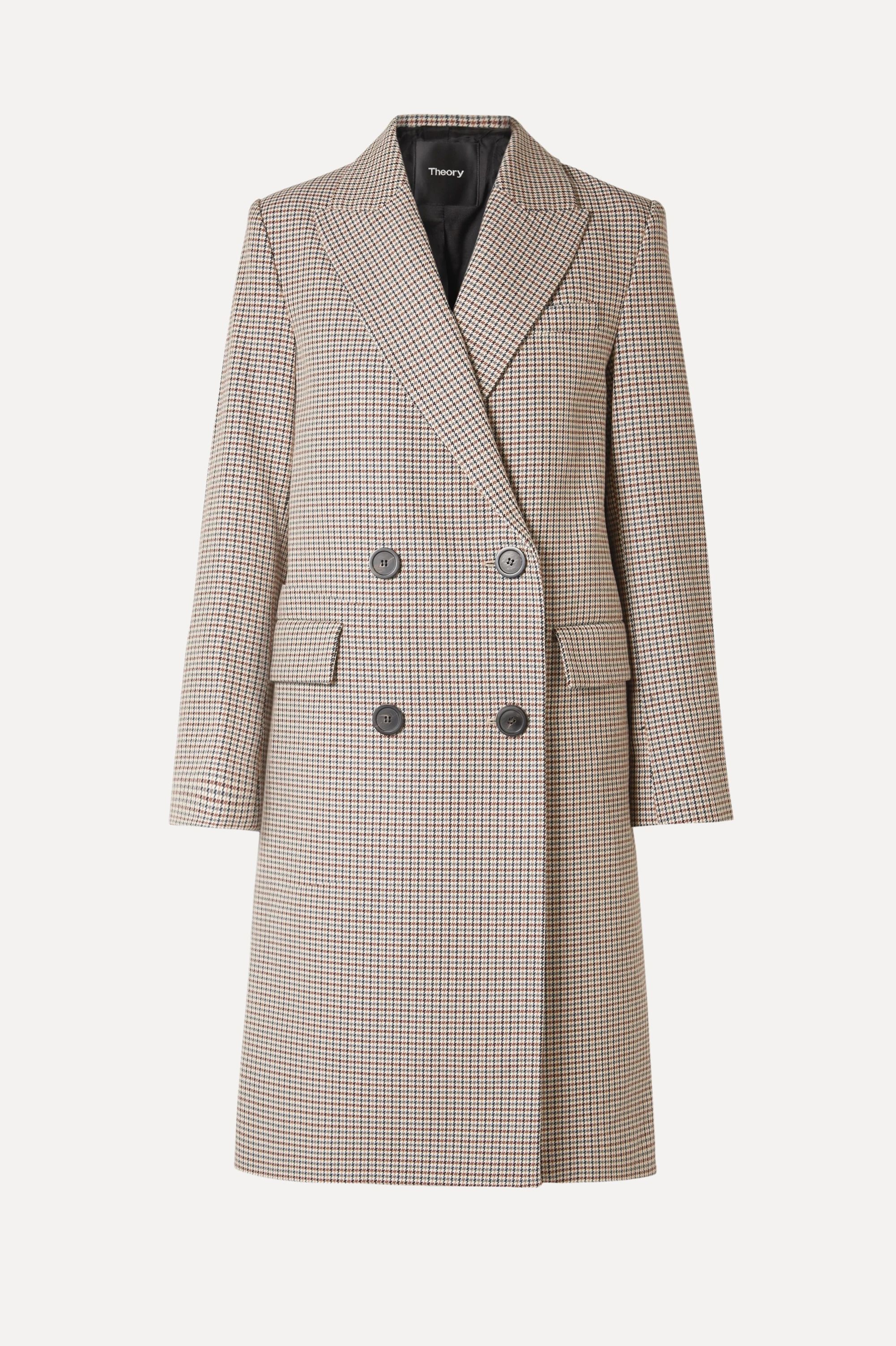 Genesis double-breasted houndstooth cotton and wool-blend coat | NET-A-PORTER (UK & EU)