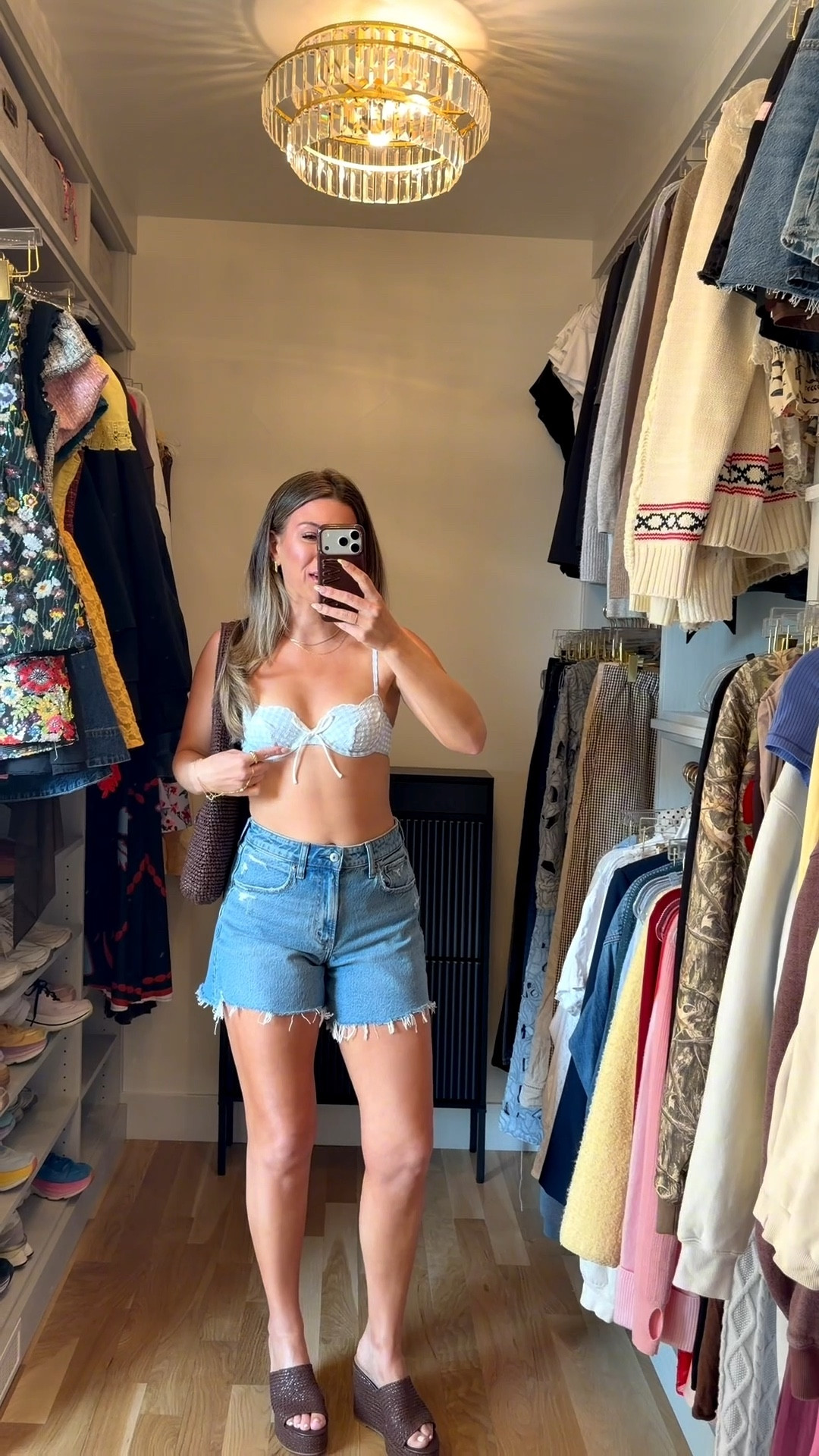 Abercrombie dad cut off shorts styled with swim top & tee for everyday wear 

i sized up to a 27
& did my normal size small in tops

divi: emerson15

Casual everyday
Denim shorts
Summer looks
Brunch
Shopping
Sight seeing
Vacation 

#LTKDENIM
#LTKTravel #LTKdayinmylife