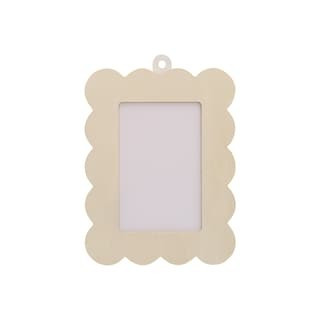 4" x 6" Wooden Scalloped Frame by Make Market® | Michaels® | Michaels Stores