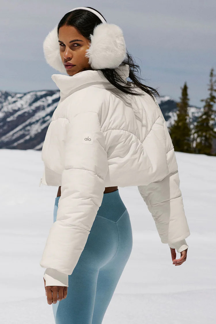 Main Act Corset Puffer - Ivory/Ivory | Alo Yoga (US)