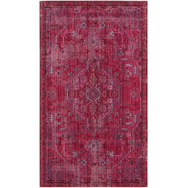 SAFAVIEH Valencia Gulya Boho Oriental Distressed Rug - Overstock - 11731245 | Bed Bath & Beyond