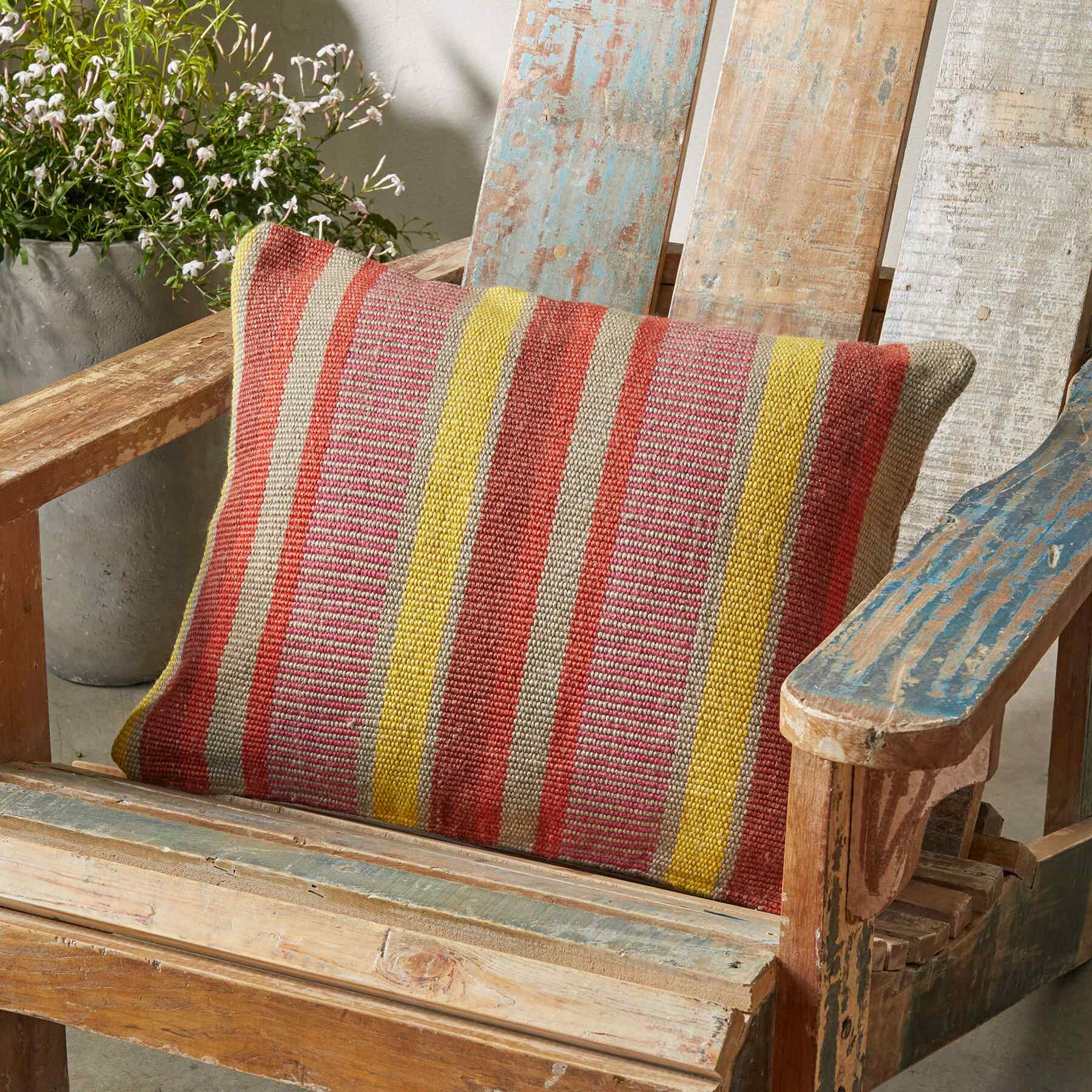 Cheerful Stripes Pillow | Sundance Catalog