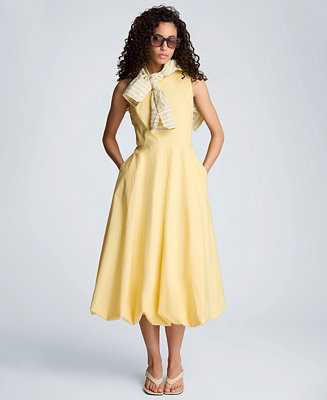 Women's Bubble Hem Midi Dress | Macy's