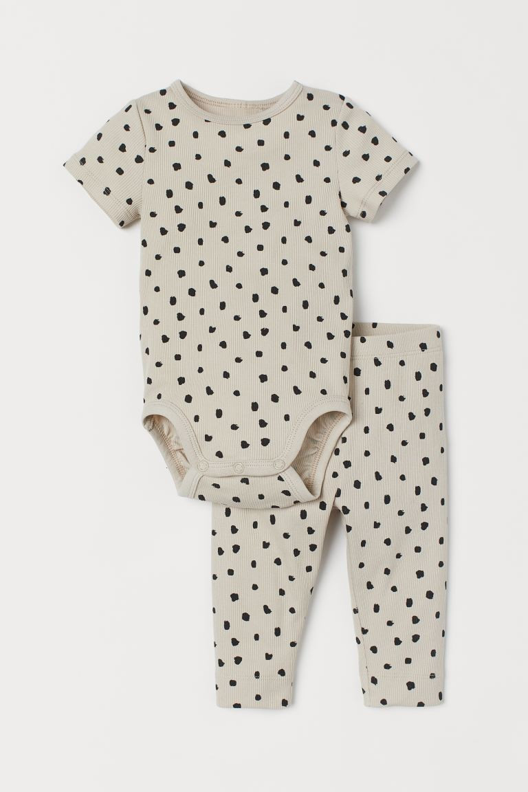 Ribbed Cotton Set | H&M (US + CA)