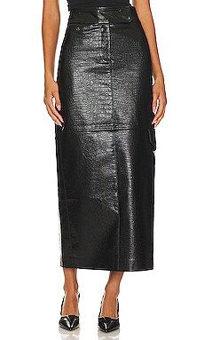 Halle Faux Leather Maxi Skirt
                    
                    LPA | Revolve Clothing (Global)