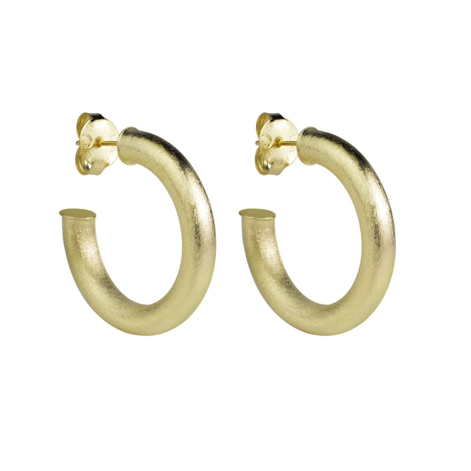 Thin Small Chantal Hoops | Sheila Fajl