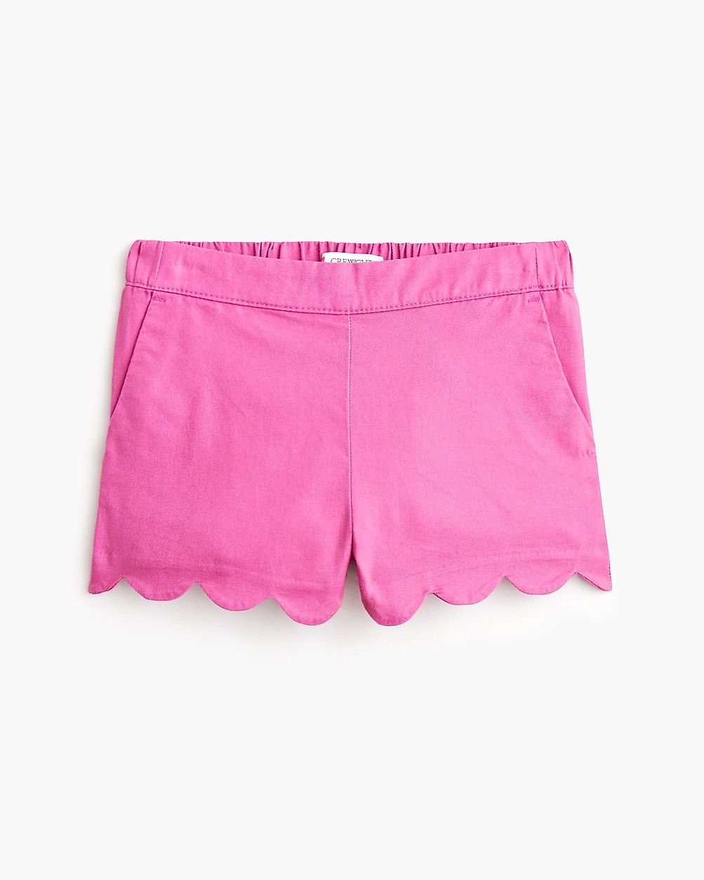 Girls' scallop-hem pull-on short | J.Crew Factory