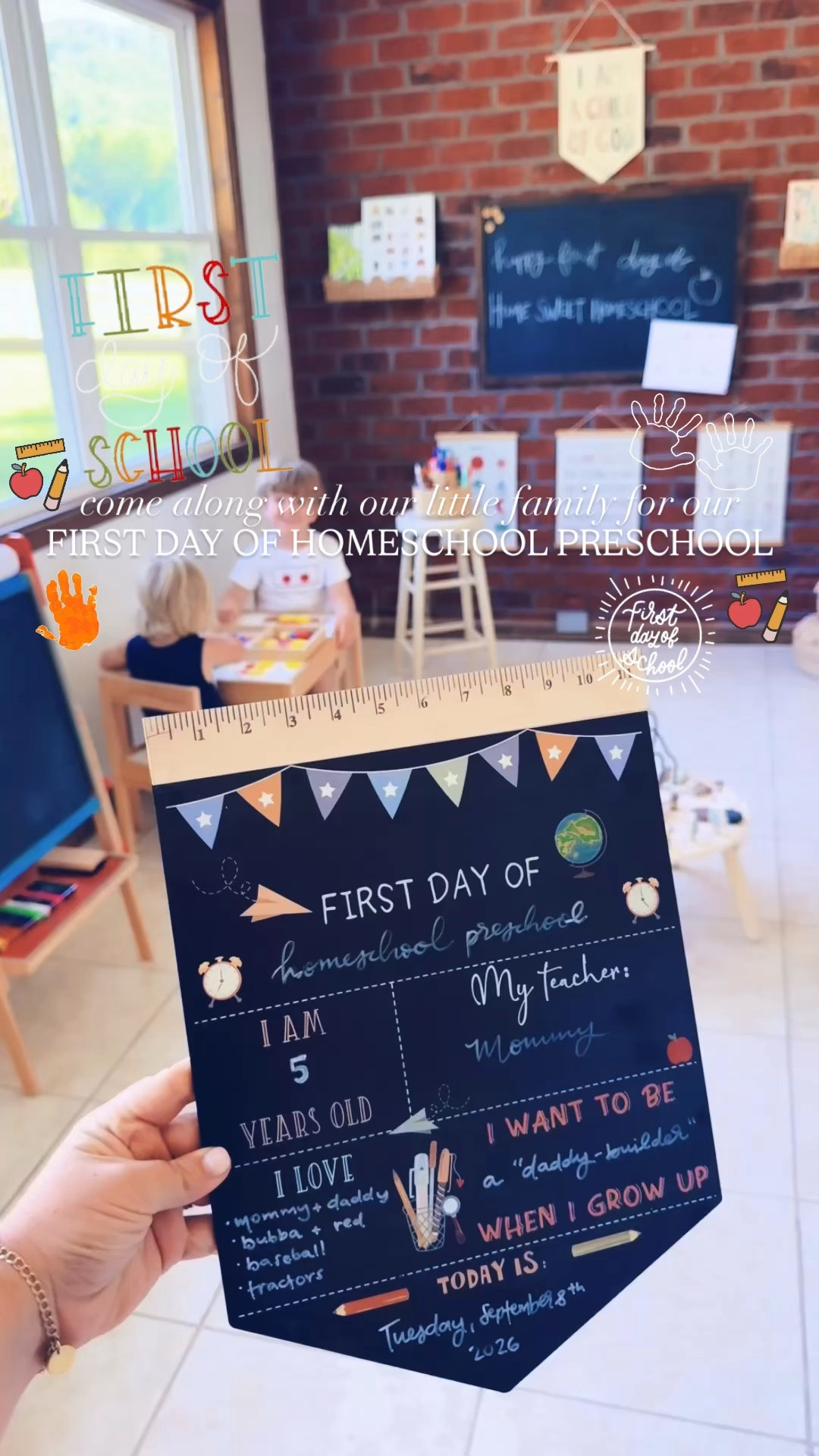Come along with our little family for our very first day back of homeschool preschool here on the farm!! ✏️📚🏡🎒🖍️✂️🍎

#LTKdayinmylife #LTKmomlife