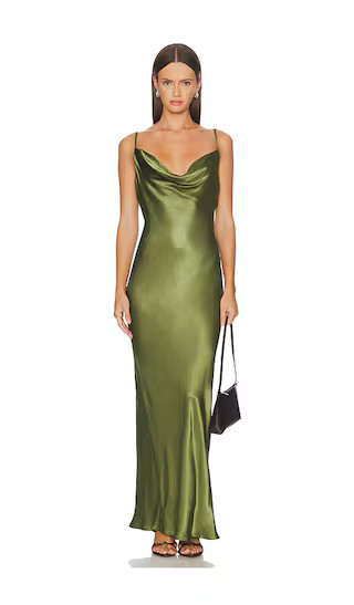 Skin Maxi Dress in Olive | Revolve Clothing (Global)