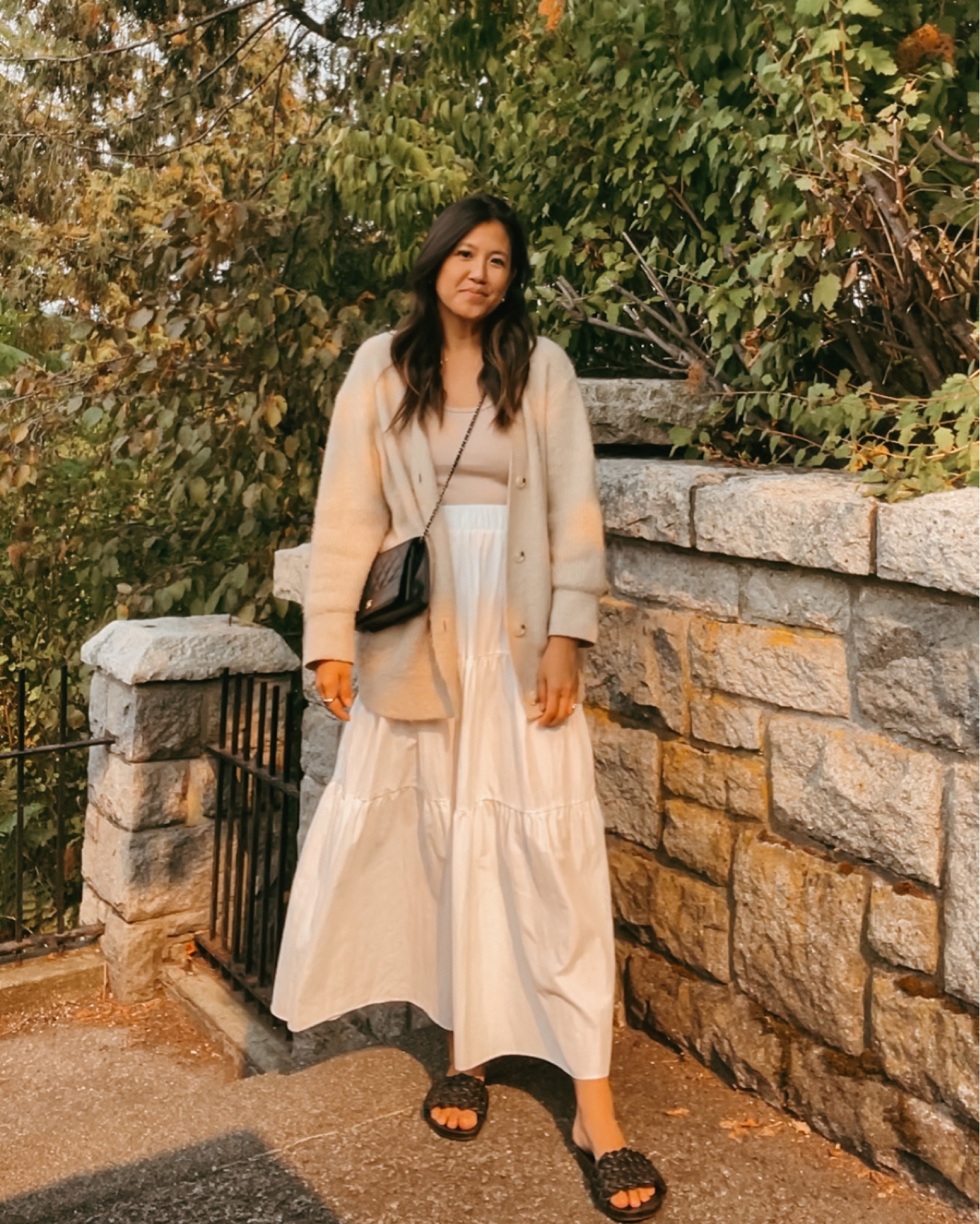 breeziest white maxi summer skirt for minimalist pairing which I plan on wearing after Labor Day 🤷🏻‍♀️ #whitemaxiskirt 

#LTKFind #LTKSeasonal
