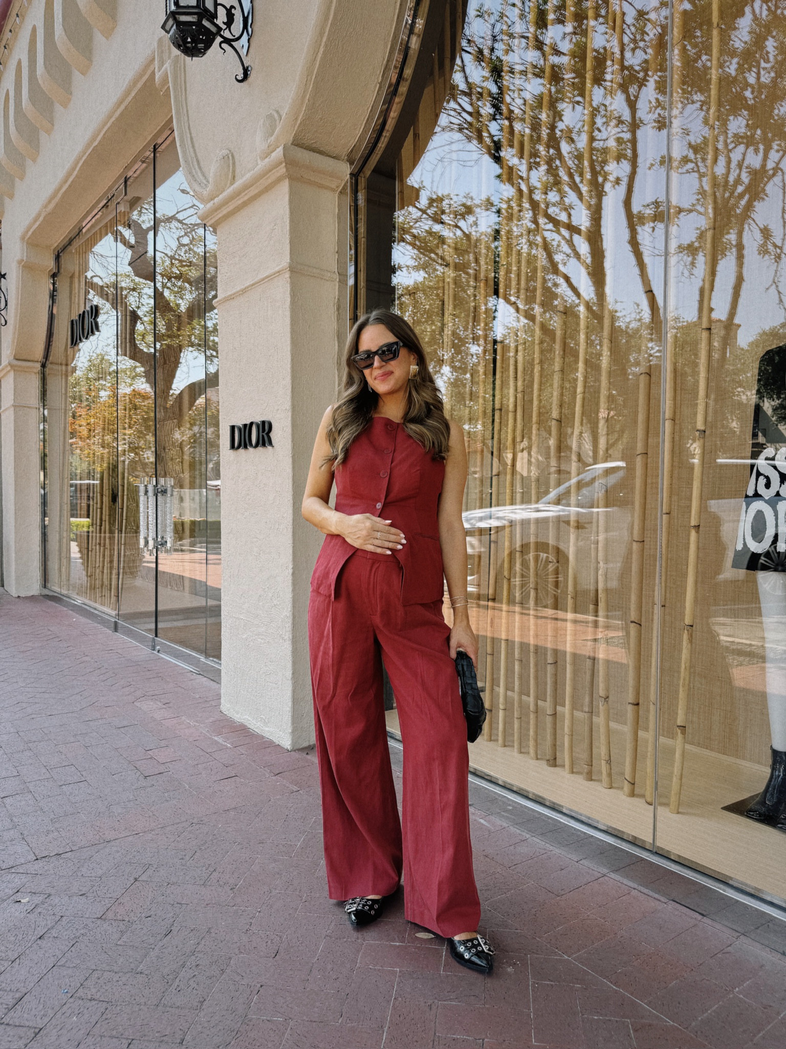 OOTD ❤️🍂 loving the trend trend for pre fall! Got this outfit at the new Madewell store & love this combo. I sized up in both top & pants for my bump. Both come in multiple colors too!

#LTKBump #LTKStyleTip #LTKSeasonal