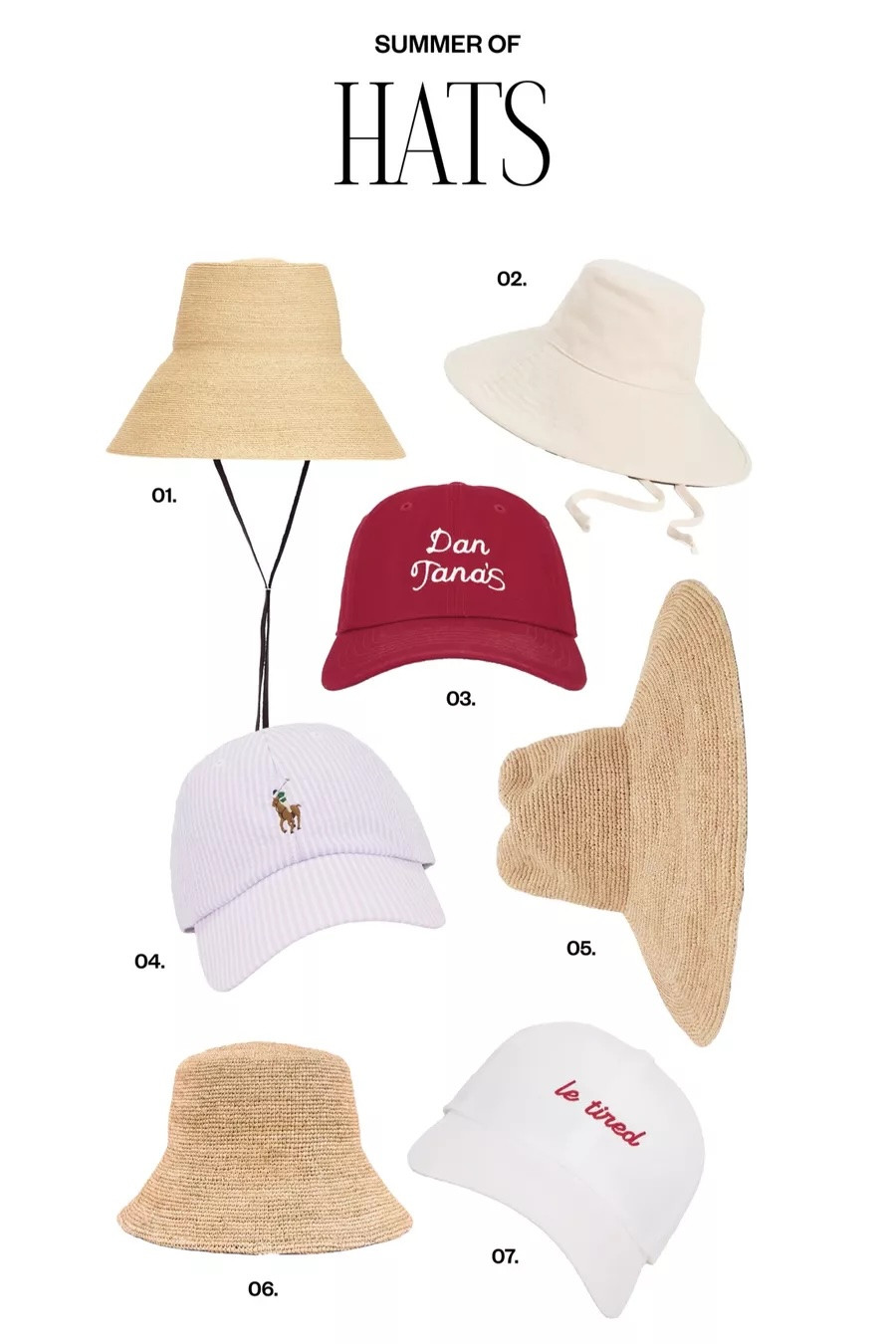Hats for summer 

 #LTKSeasonal #LTKStyleTip