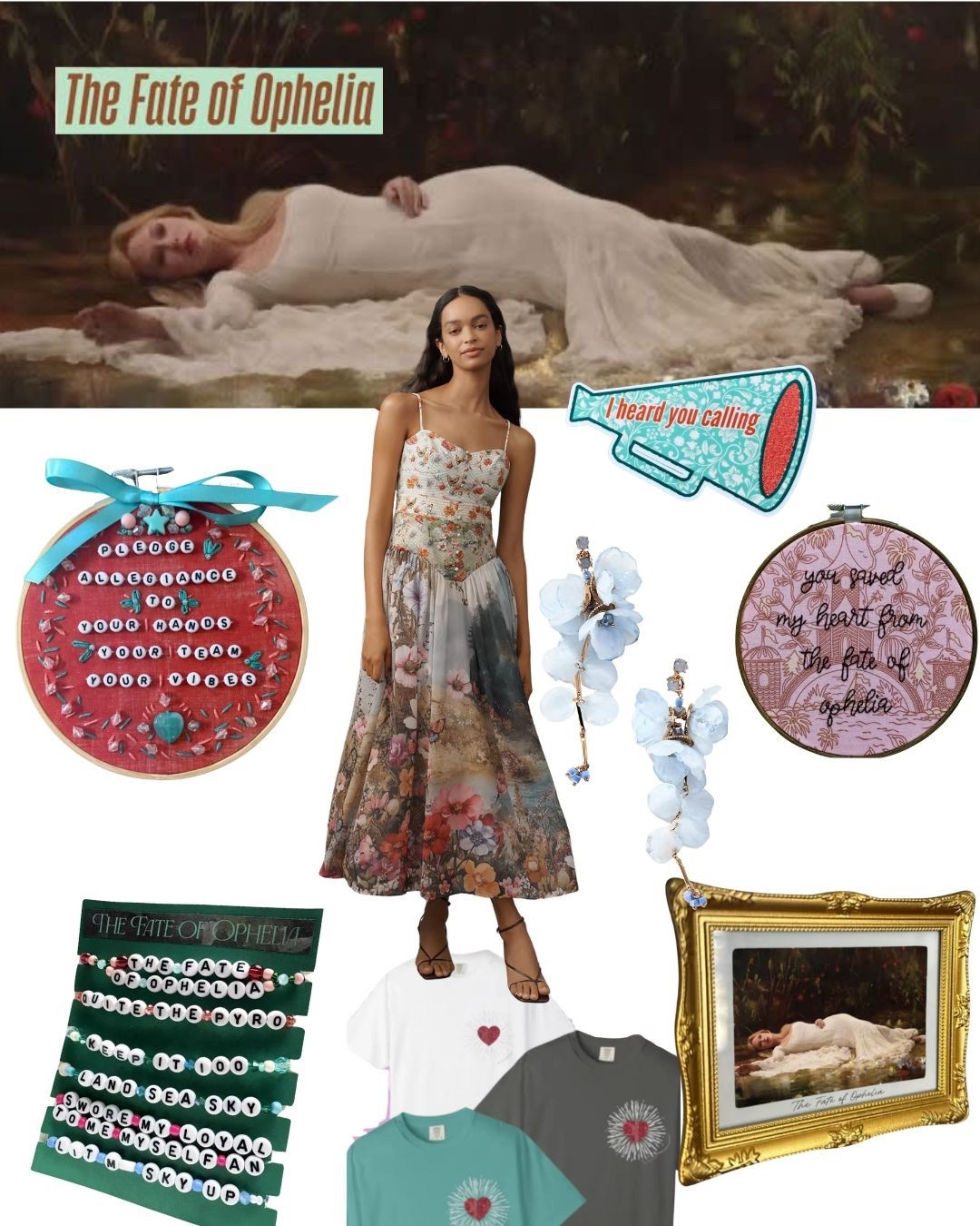 The fate of Ophelia Taylor swift gift guide floral dress Christmas ornaments holiday collection life of a showgirl 

#LTKGiftGuide #LTKCyberWeek #LTKSaleAlert