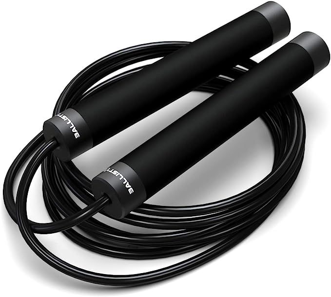Ballistyx Jump Rope - Premium Speed Jump Rope with 360 Degree Spin, Steel Handles, Silicone Grips... | Amazon (US)