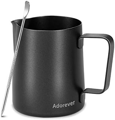 Milk Frothing Pitcher 350ml/12oz Steaming Pitchers Stainless Steel Milk Coffee Cappuccino Latte A... | Amazon (US)